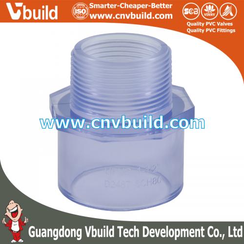 CFT09: MALE SOCKET  (DIN UPVC TRANSPARENT PIPES & FITTINGS)