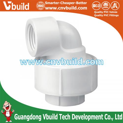 NF18: PVC Female Union Elbow 90°  (PVC BS THREAD FITTINGS)
