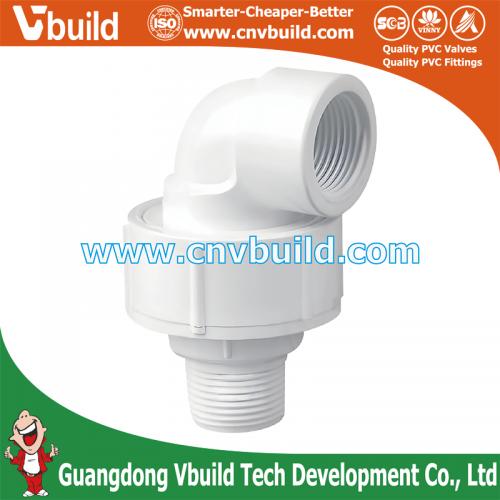 NF20: PVC Male Union & Female Elbow 90°  (PVC BS THREAD FITTINGS)