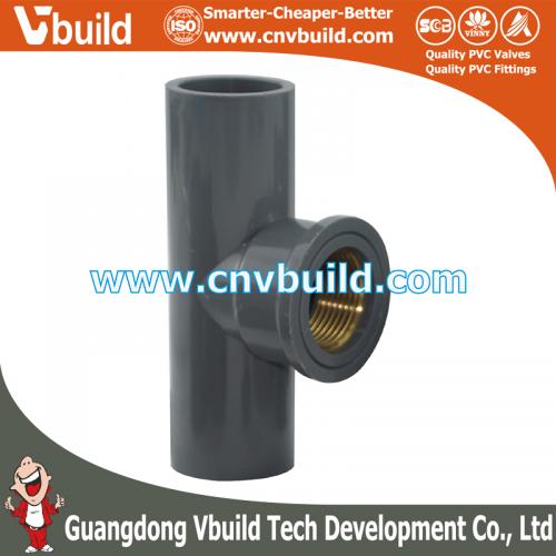 JF11: PVC Brass Female TEE (JIS STANDARD FITTINGS)