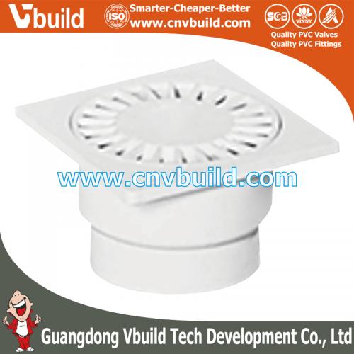 PS32：Square Floor Drain II-DR (PVC DIN DRAINAGE FITTINGS)