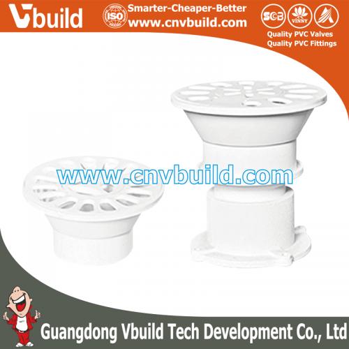 PS35：HORN-SHAPE Pre Embedded Floor Drain-DR (PVC DIN DRAINAGE FITTINGS)