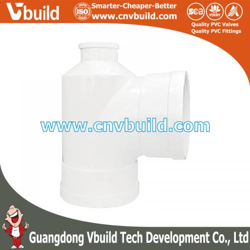 PS46：Reducing Tee II-DR (PVC DIN DRAINAGE FITTINGS)