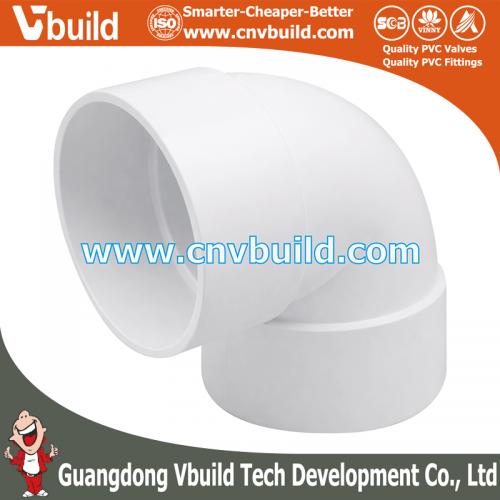 DW02：Elbow 90°-DR (PVC ASTM DWV FITTINGS)