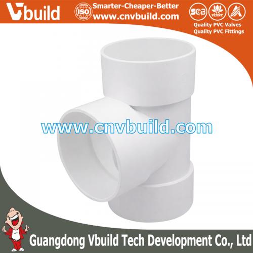 DW03：Tee-DR (PVC ASTM DWV FITTINGS)