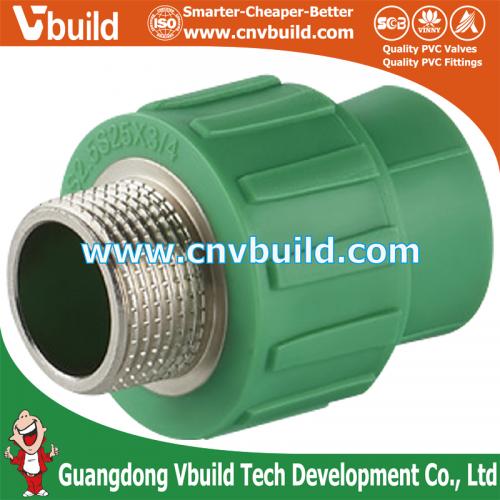PF07: COPPER MALE COUPLING（PPR DIN PIPES & FITTINGS）