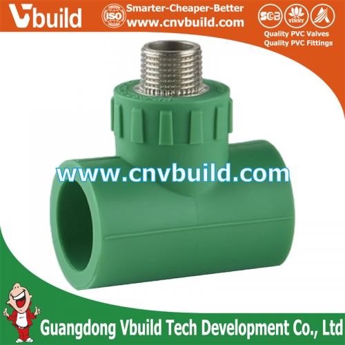 PF09: COPPER MALE TEE（PPR DIN PIPES & FITTINGS）