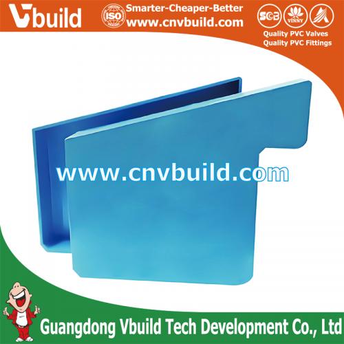 DF43：PVC  GUTTER END CAP  (THAI Standard Drainage Fittings)