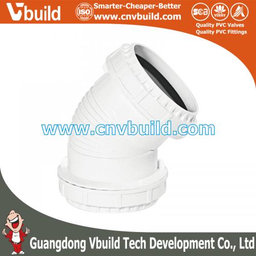 XY02：Elbow 45°  (PVC MUTE DRAINAGE FITTINGS)