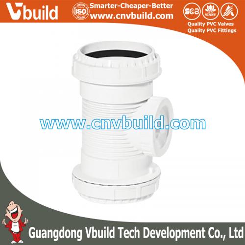 XY04：Tee-Trap（C/O）  (PVC MUTE DRAINAGE FITTINGS)