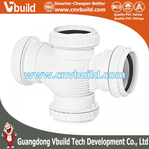 XY10：Cross (PVC MUTE DRAINAGE FITTINGS)