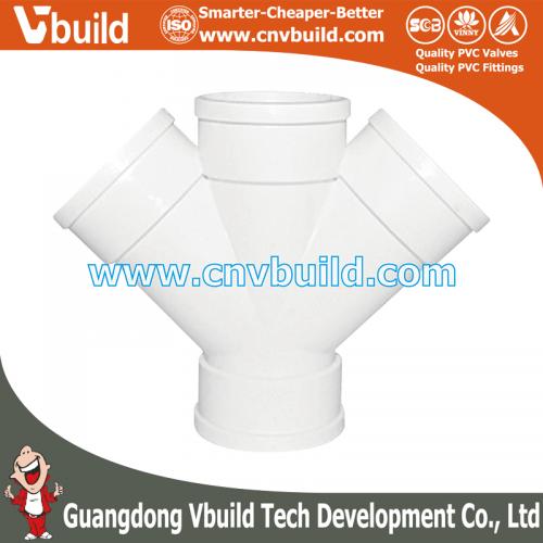 PS08：CROSS Y-DR (PVC DIN DRAINAGE FITTINGS)
