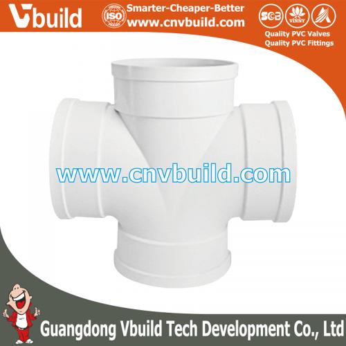 PS10：CROSS-DR (PVC DIN DRAINAGE FITTINGS)