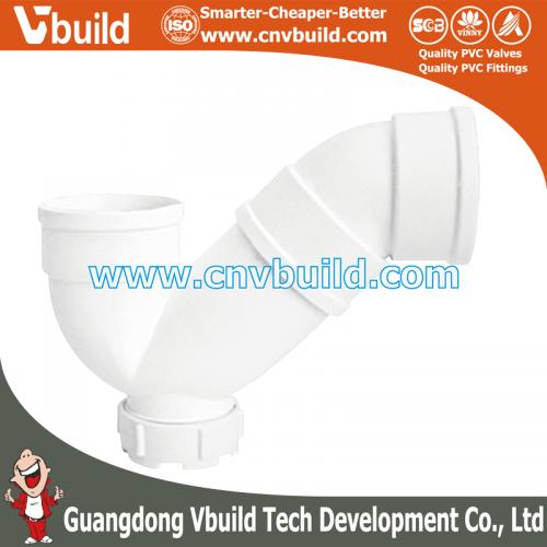 PS13：P-Trap(C/O)-DR  (PVC DIN DRAINAGE FITTINGS)