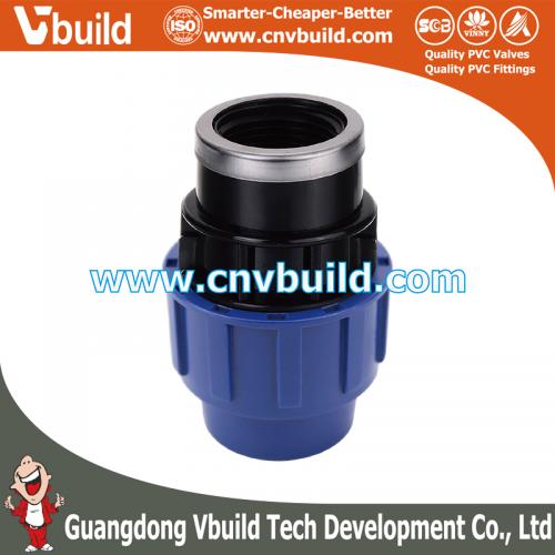 PP05: FEMALE COUPLING（DIN PP COMPRESSION FITTINGS）