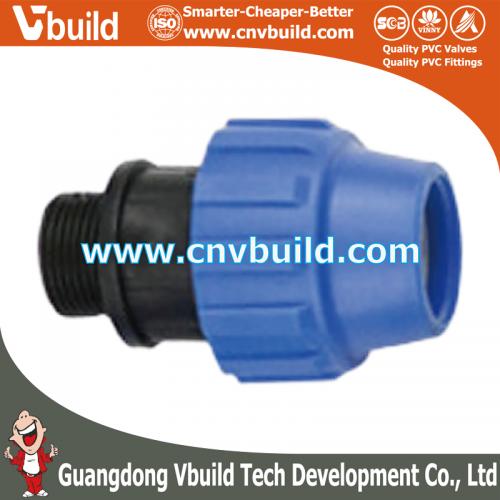 PP06: MALE COUPLING（DIN PP COMPRESSION FITTINGS）