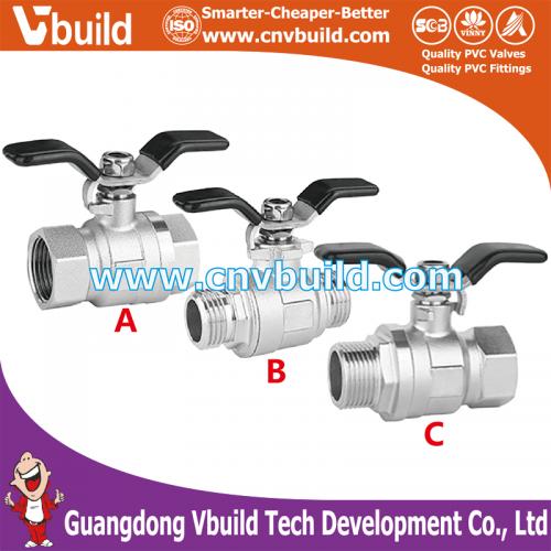 ST02:  STAINLESS STEEL VALVE （Butterfly Handle)
