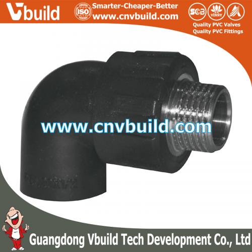 PEF11: COPPER MALE ELBOW 90°（PE DIN PIPES & FITTINGS）