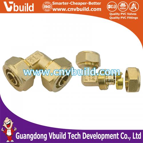 BBT28:  PEX Pipe Brass Elbow 90°